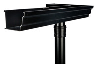 Marley Alutec Aligator Ogee No. 46 aluminium gutter system halo photo