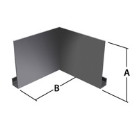Marley Alutec Evoke aluminium fascia Type C internal corner angle