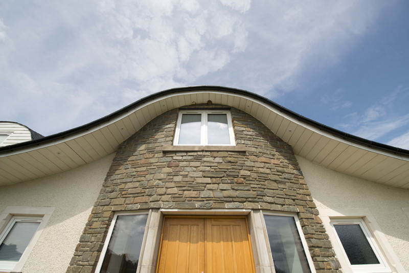 Aluminium guttering by Marley Alutec Land at End Rigg Scotland Aluminium guttering by Marley Alutec Land at End Rigg Scotland