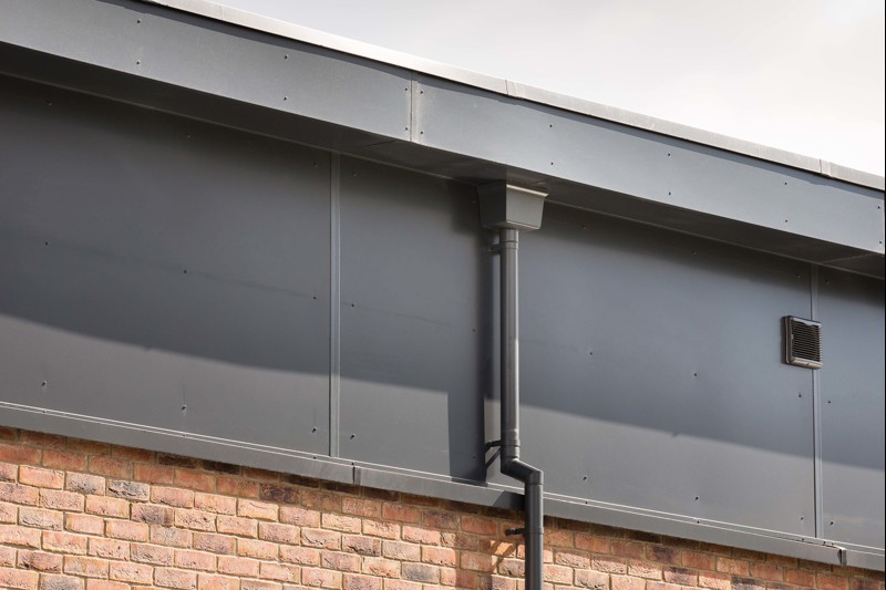 Aluminium guttering by Marley Alutec South Holderness Technology College Aluminium guttering by Marley Alutec South Holderness Technology College