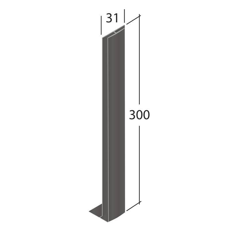 H-Section Joint trim Type B 300mm