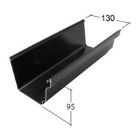 Marley Alutec Evolve Ogee aluminium gutter GY513