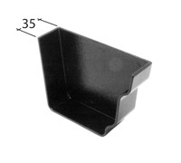 Marley Alutec Evolve Ogee aluminium gutter union GY558