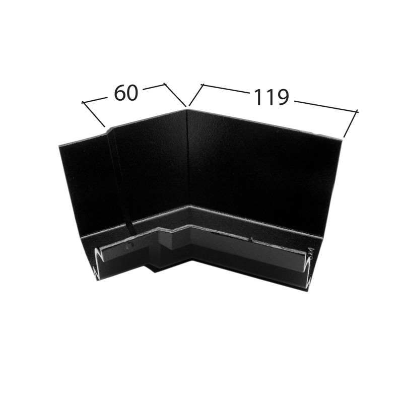 100mm 135° Internal Angle