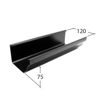 Marley Alutec Aligator Classic aluminium gutter GK413 Marley Alutec Aligator Classic aluminium gutter GK413