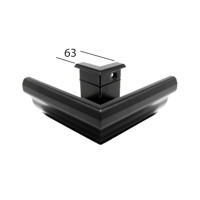 Marley Alutec Aligator Classic aluminium gutter angle GK431 Marley Alutec Aligator Classic aluminium gutter angle GK431