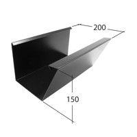 Marley Alutec Aligator Giant aluminium gutter GH813