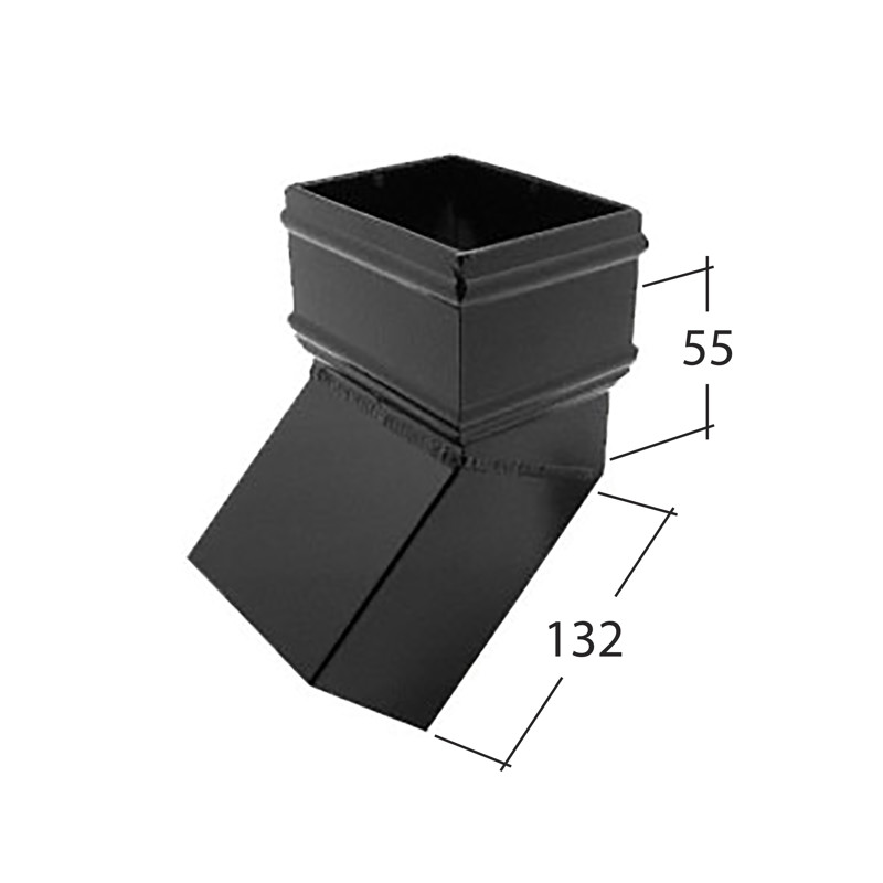 102x76mm Rectangle 135° Bend 102x76mm Rectangle 135° Bend