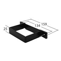 Marley Alutec Traditional rectangular aluminium downpipe pipe clip RSR180