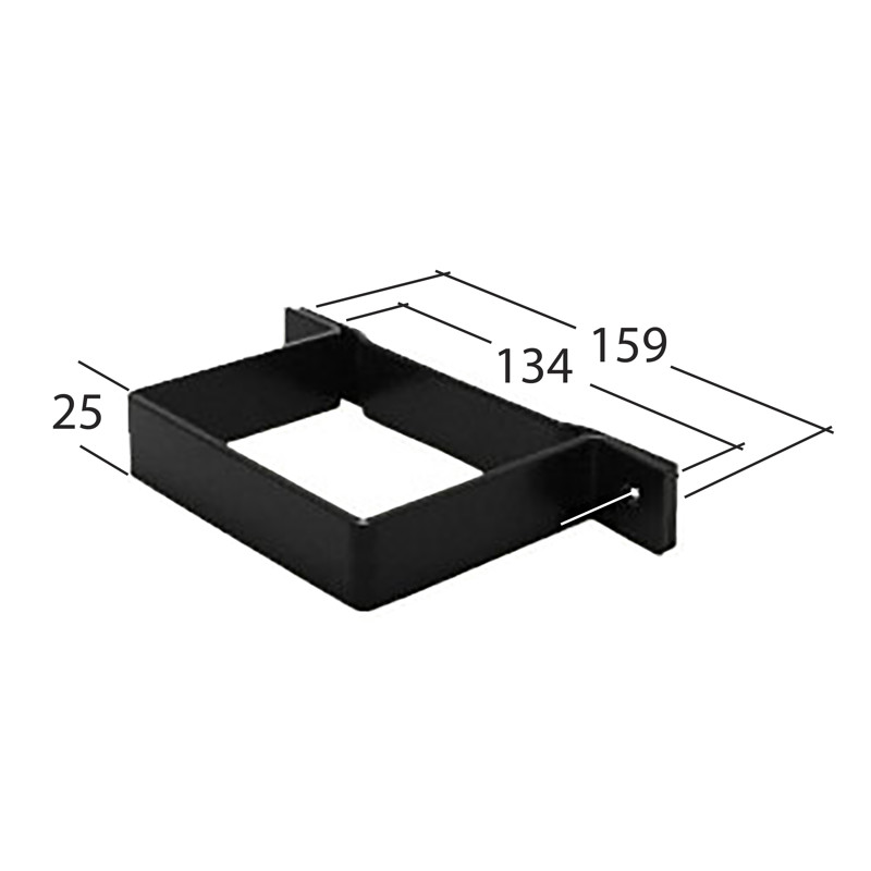102x76mm Rectangle Pipe Clip 102x76mm Rectangle Pipe Clip