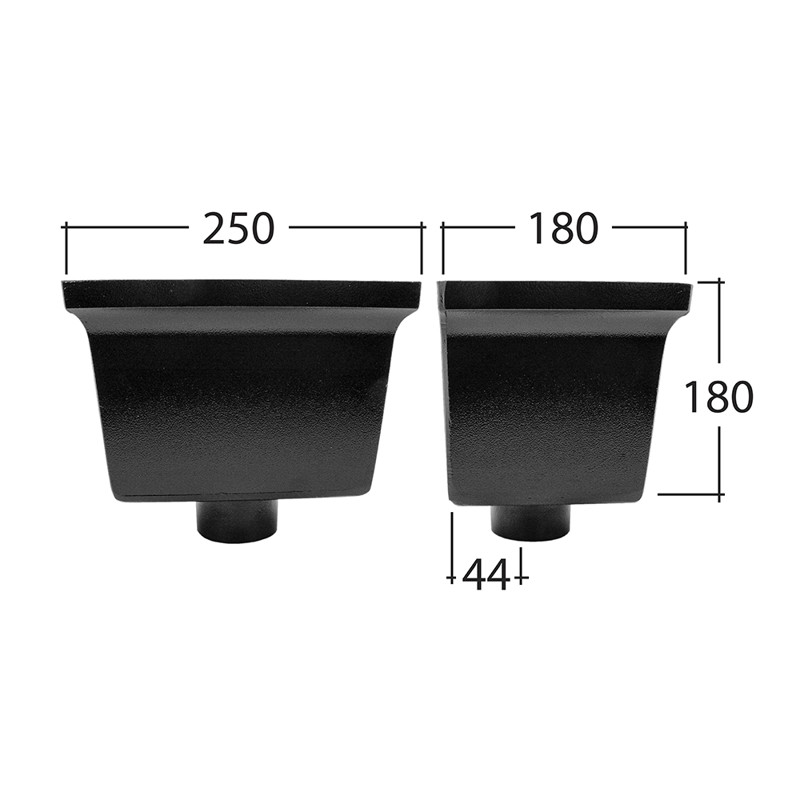 102x76mm Rectangle Standard Hopper Head