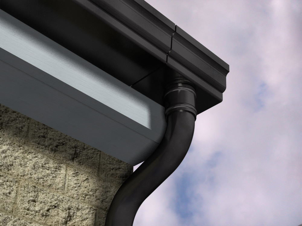 Marley Alutec Aligator Ogee No. 46 aluminium guttering Installation of Marley Alutec Aligator Ogee No.46 aluminium guttering