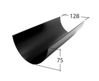 Marley Alutec Evolve Deepflow aluminium gutter GE513 Marley Alutec Evolve Deepflow aluminium gutter GE513