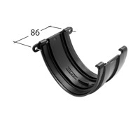 Marley Alutec Evolve Deepflow aluminium gutter union GE520 Marley Alutec Evolve Deepflow aluminium gutter union GE520