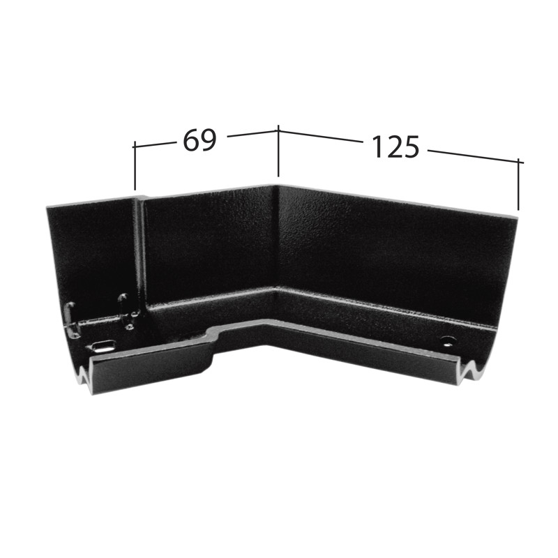 135° Internal Angle 125mm 135° Internal Angle 125mm