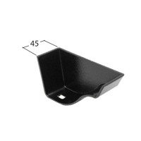 Marley Alutec Traditional Victorian Ogee aluminium stop end GV155