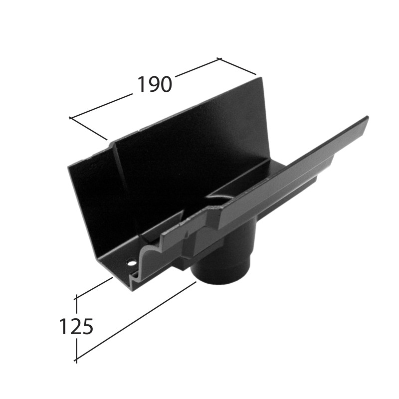 72x72mm Outlet 125mm