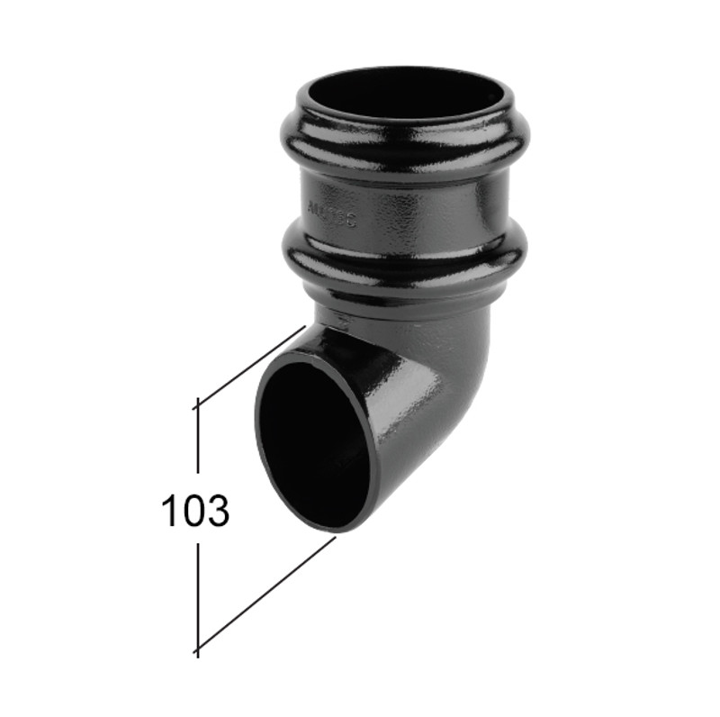 76mm Non Eared Shoe