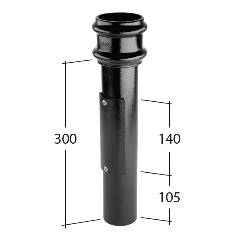 76mm Non Eared Access Pipe
