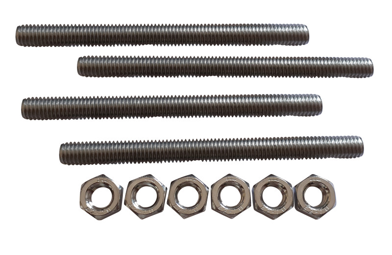 100mm All Threads (4 off) and M8 Nuts (6 off)