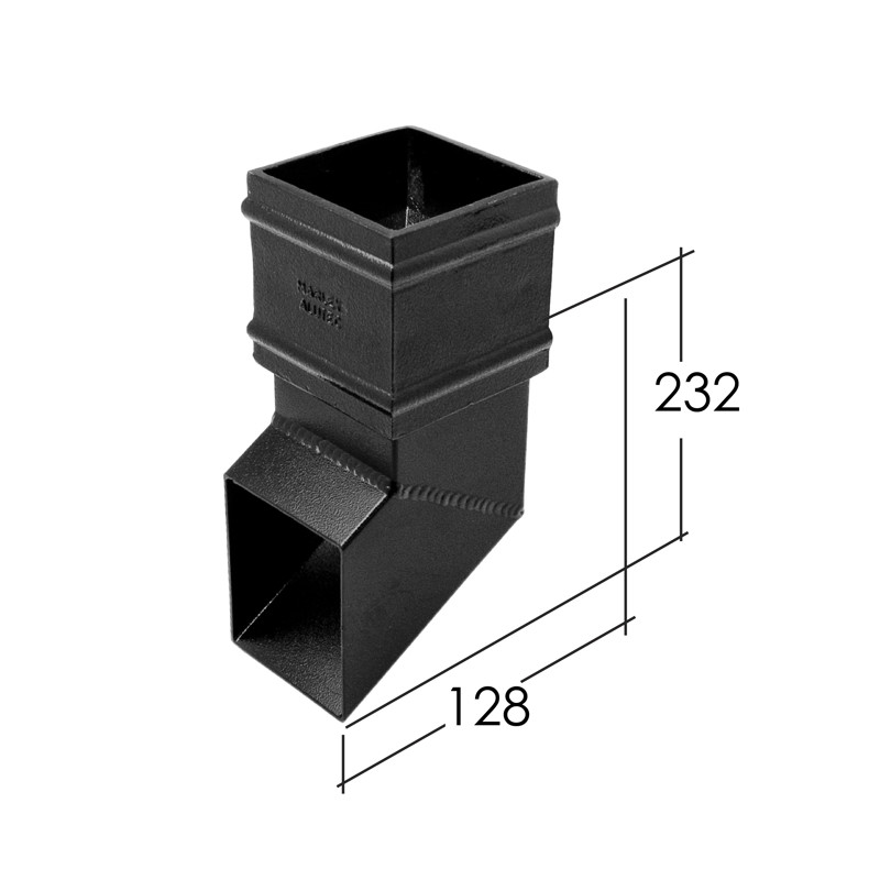 102mm Non-Eared  Square Shoe